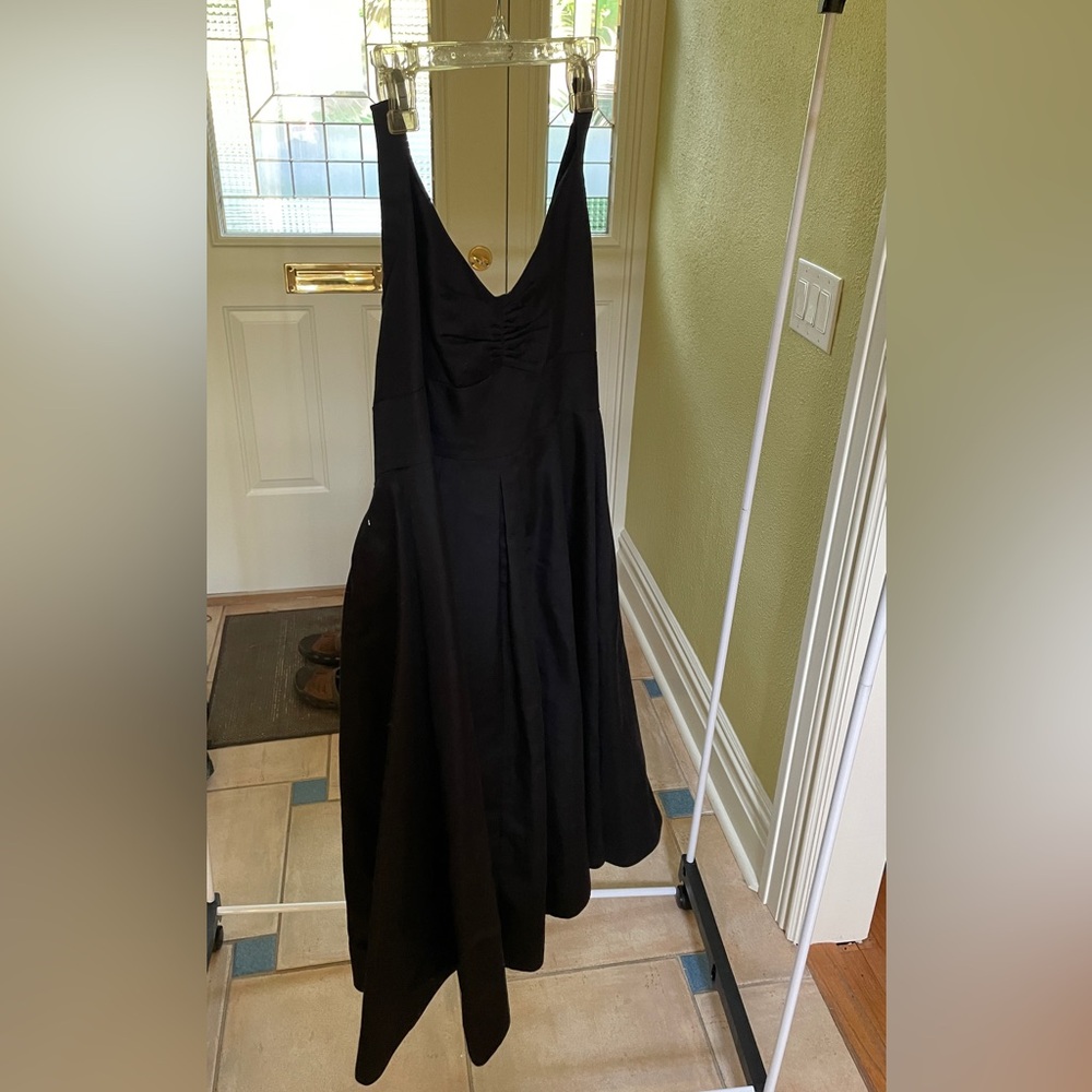 J. Crew Black Halter Dress Size: 10